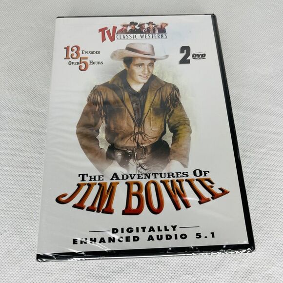 TV Classic Western The Adventures of Jim Bowie (DVD, 2004, 2-Disc Set) - Picture 1 of 3